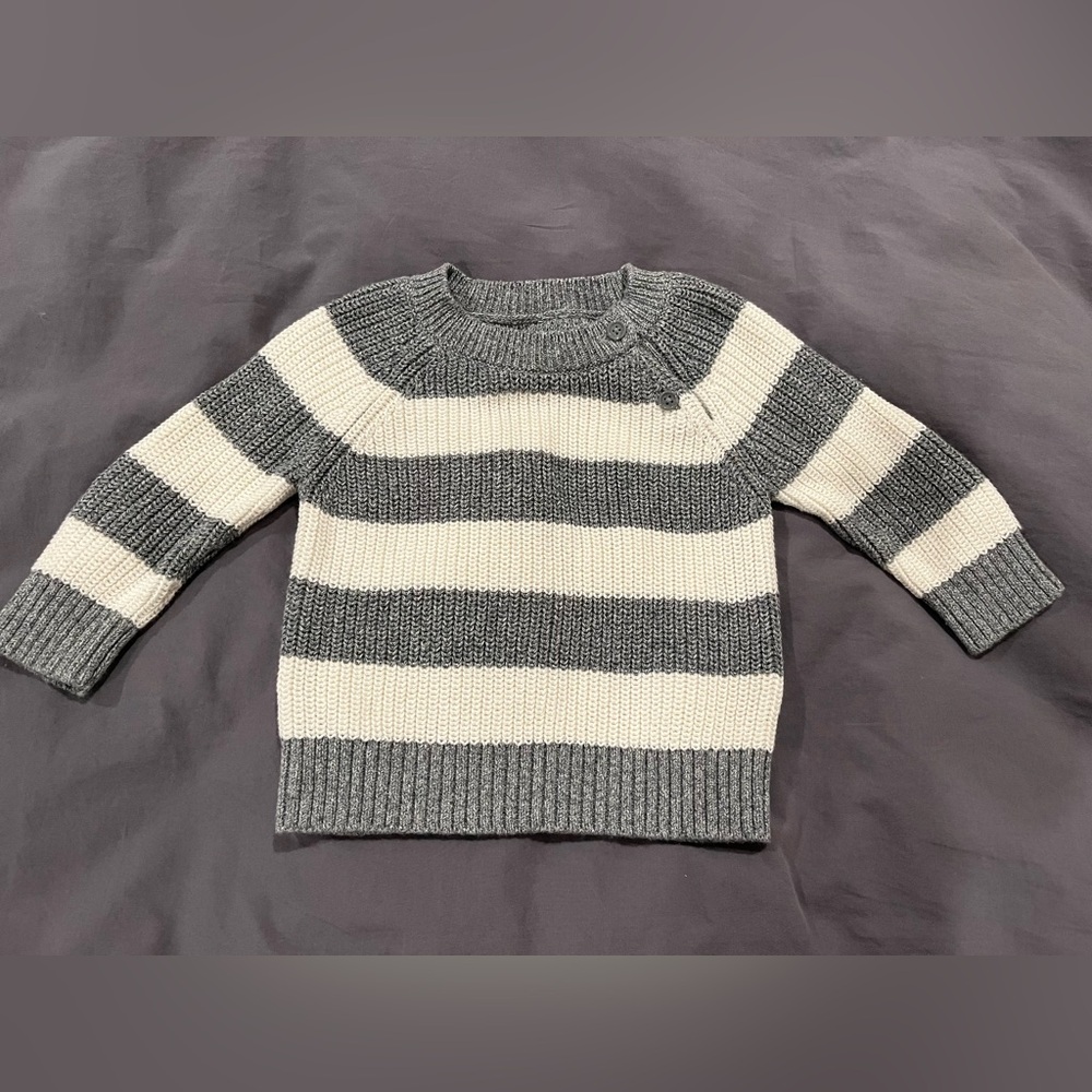 GAP Striped Baby Sweater 6-12 Months